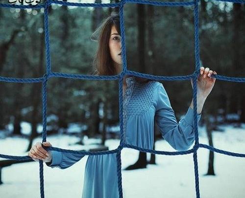 عکس آبی هنری