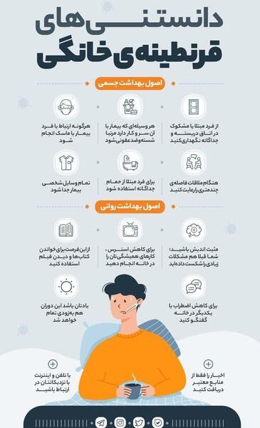 عکس قرنطینه خانگی