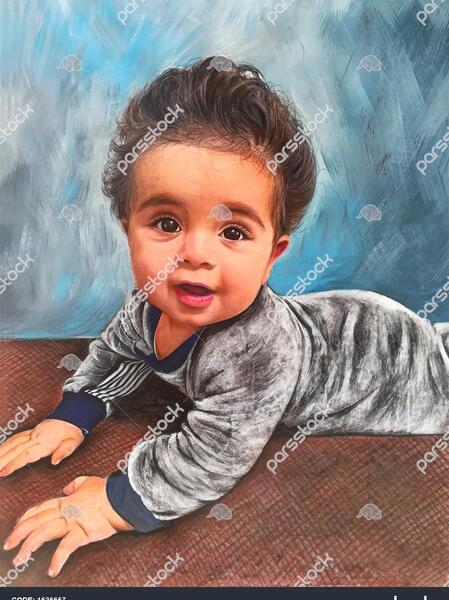عکس پسر بچه فرفری