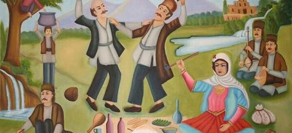 عکس سیزده بدر نقاشی
