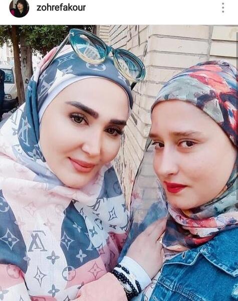عکس زهره فکور صبور حجاب