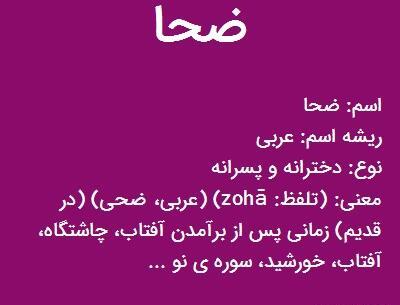 عکس دختر ضحی