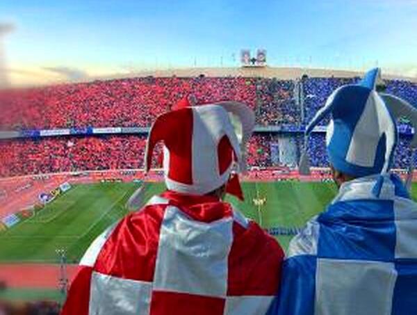 عکس طرفداران استقلال و پرسپولیس