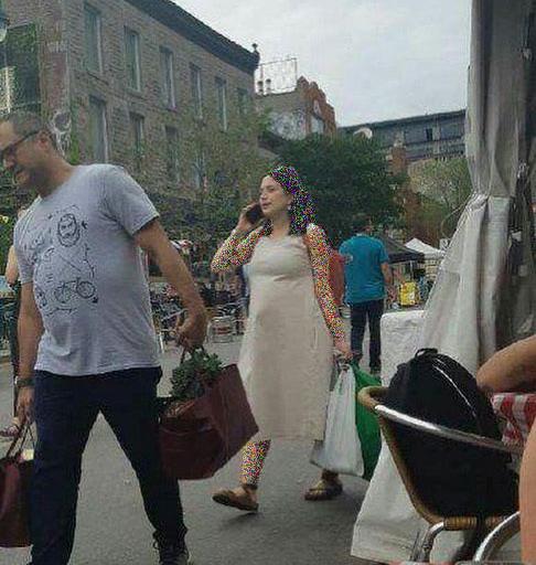 عکس بارداری نگار جواهریان در کانادا