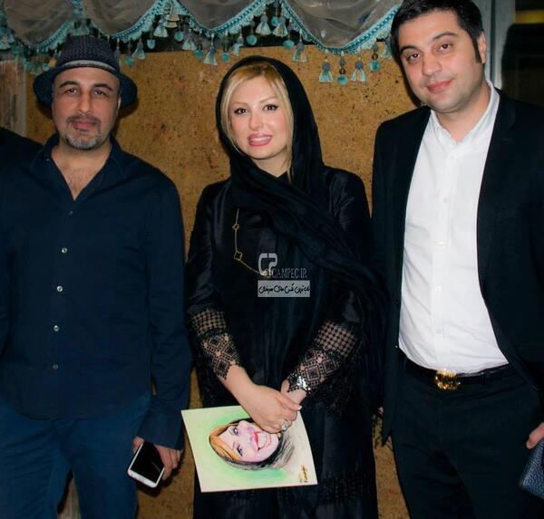 عکس نیوشا ضیغمی در مشهد مقدس