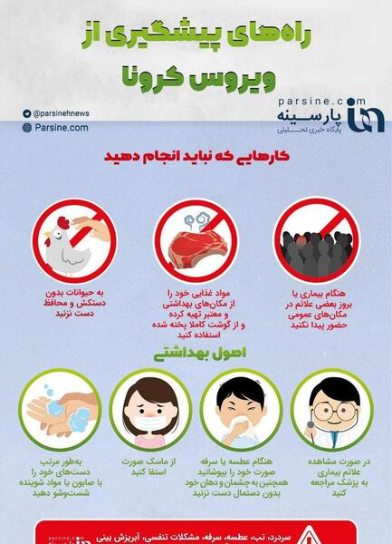 عکس پیشگیری کرونا
