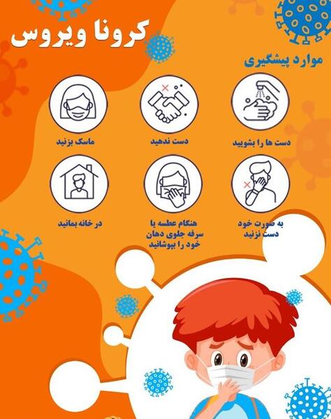 عکس پیشگیری کرونا