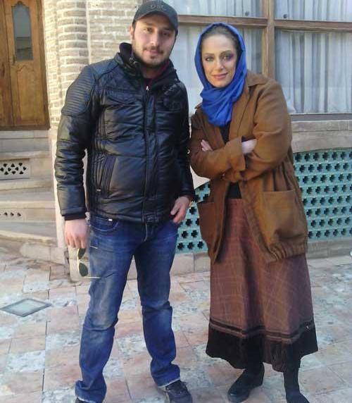 عکس نگین معتضدی با مادرش