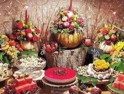 عکس نقاشی سفره افطار کودکانه
