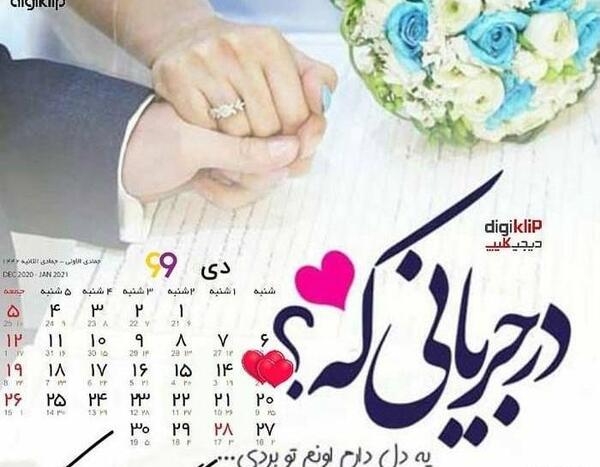 عکس سالگرد ازدواج دی ماهی