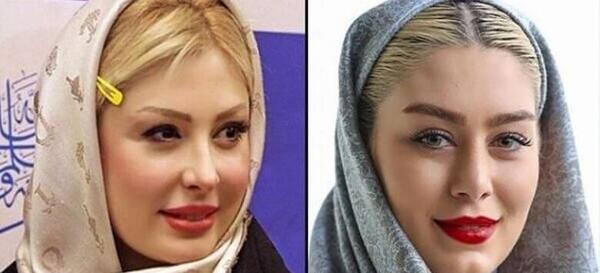 عکس نیوشا ضیغمی در کنار سحر قریشی