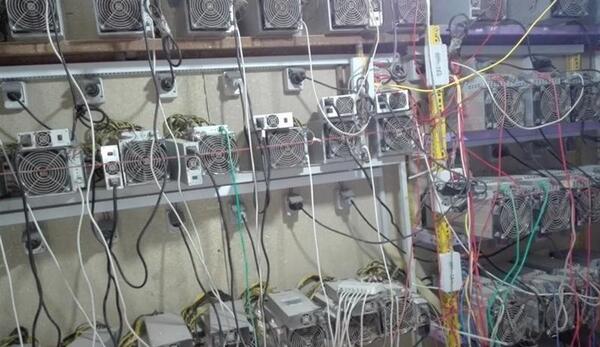 عکس از مزرعه بیت کوین