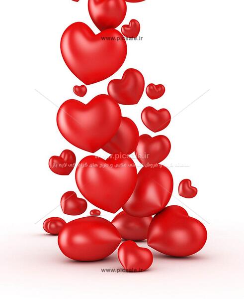 عکس قلب قرمز عاشقانه