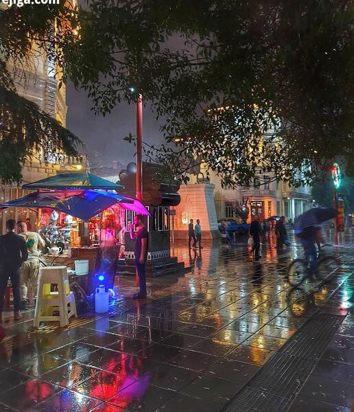عکس شب رشت
