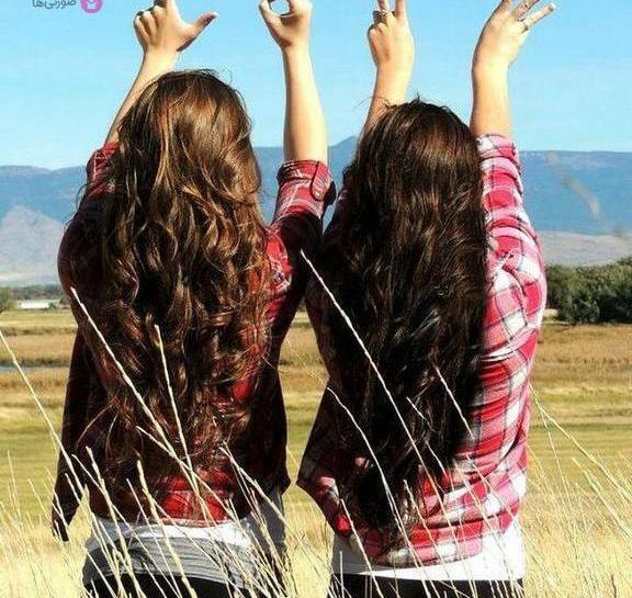 عکس پای دونفره دخترونه