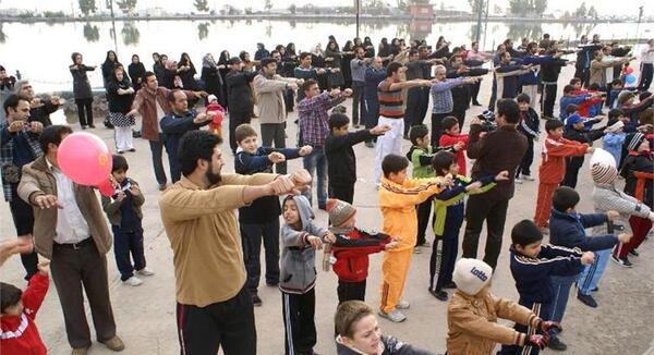 عکس ورزش خانوادگی