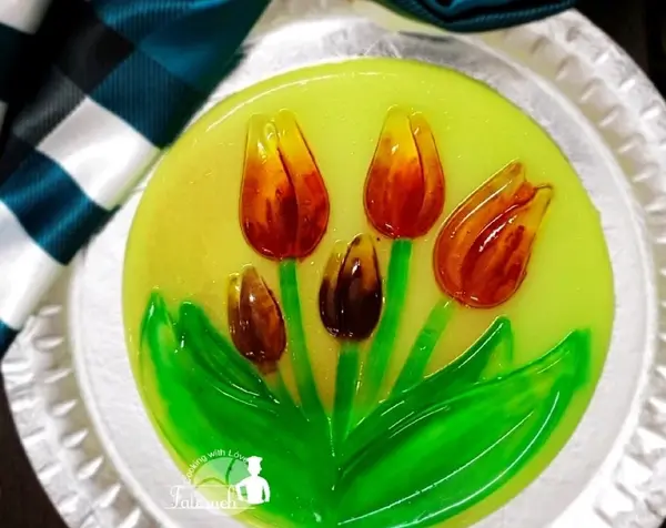 عکس ژله سبز رنگ