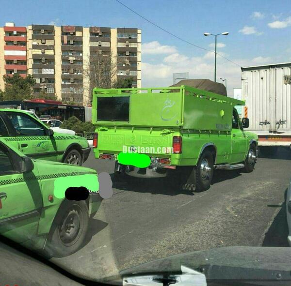 عکس داخل نیسان آبی