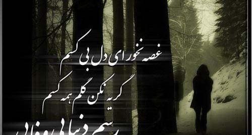 عکس دنیا بی وفا