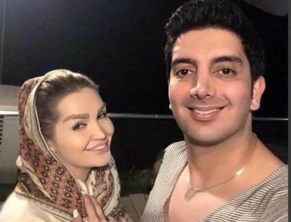 عکس همسر فرزاد فرزین و فرزندش