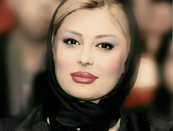 عکس نیوشا ضیغمی با آرایش غلیظ