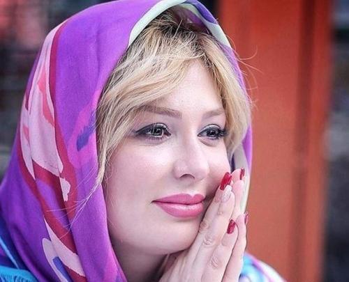 عکس نیوشا ضیغمی با آرایش غلیظ