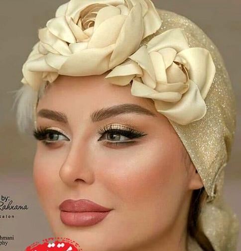 عکس نیوشا ضیغمی با آرایش غلیظ