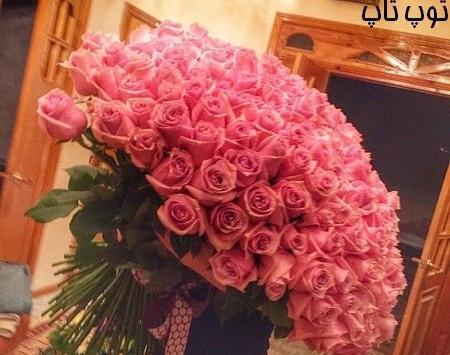 عکس بغل گل