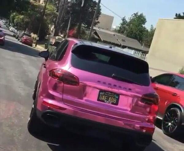 عکس شاسی بلند صورتی