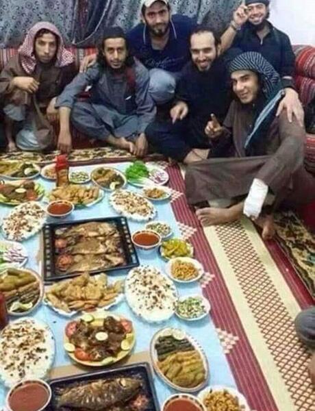 عکس تصاویر سفره ی افطار