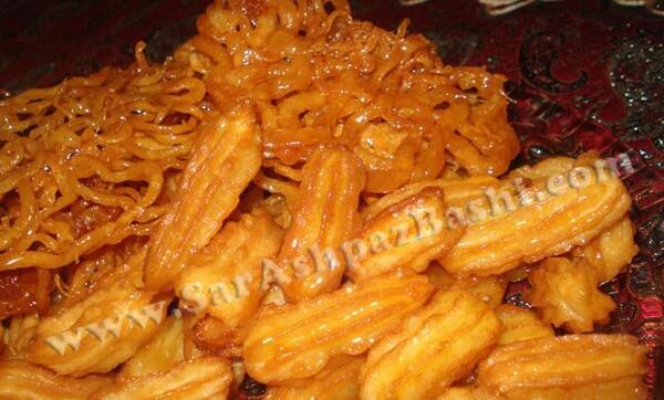 عکس زولبیا و بامیه و گوش فیل