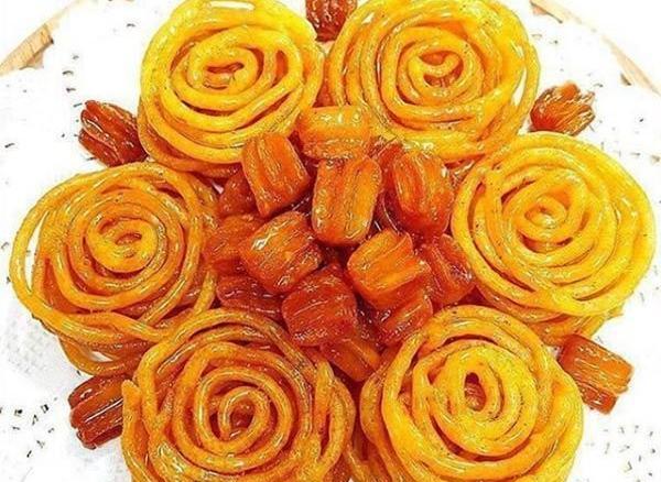عکس زولبیا و بامیه و گوش فیل