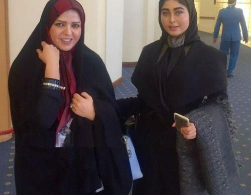 عکس محمد رضا گلزار با نوه امام خمینی
