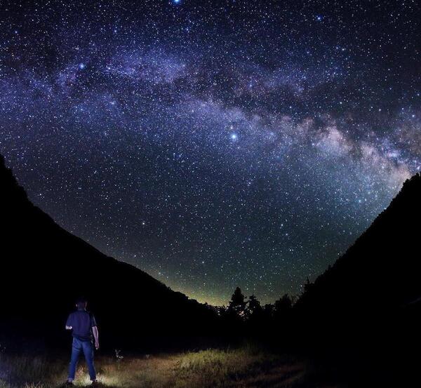 عکس شب از آسمان
