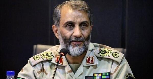 عکس قاسم رضایی فرمانده مرزبانی