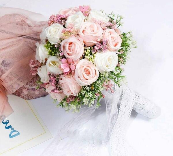 عکس دست گل عروس جدید