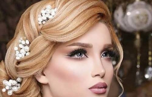 عکس عروس صورت آرایش