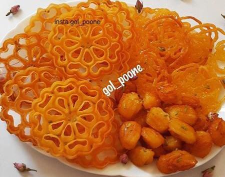 عکس پخت زولبیا و بامیه