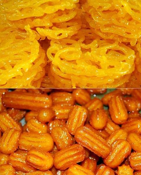 عکس پخت زولبیا و بامیه