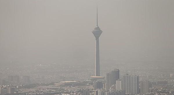 عکس هوای آلوده تهران