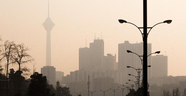 عکس هوای آلوده تهران