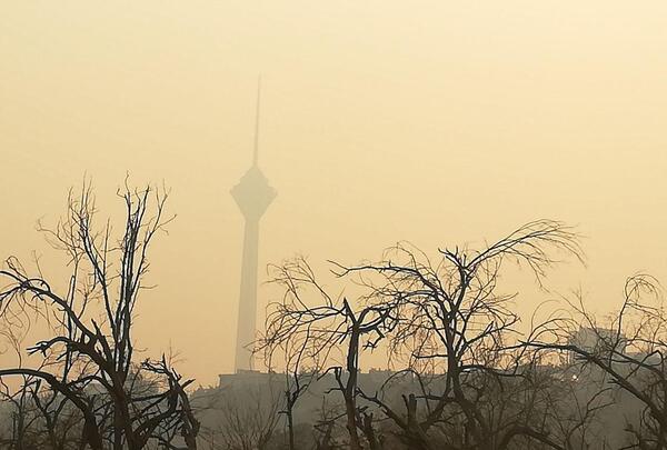 عکس هوای آلوده تهران