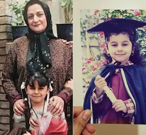 عکس نگین اوشانره و همسرش