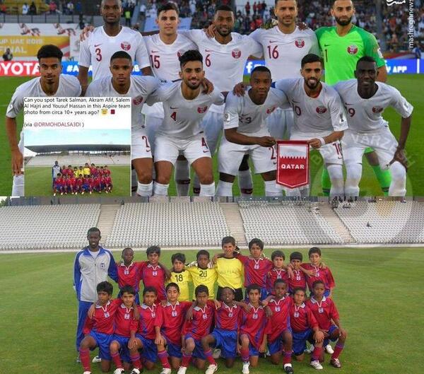 عکس تیمی قطر