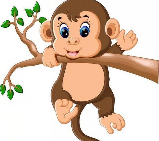 عکس شامپانزه کارتونی