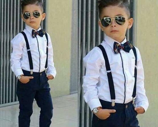 عکس پسر بچه با شلوار کردی