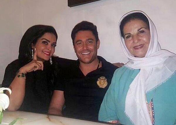 عکس محمدرضا گلزار و همسر سابق فرهاد مجیدی