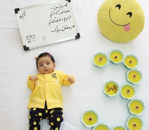 مدل عکس ماه رمضان نوزاد