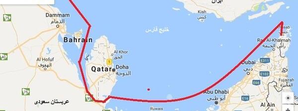 عکس نقشه قطر
