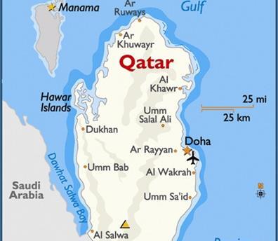 عکس نقشه قطر